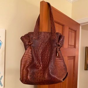 Brahmin hobo bag + large zip wallet